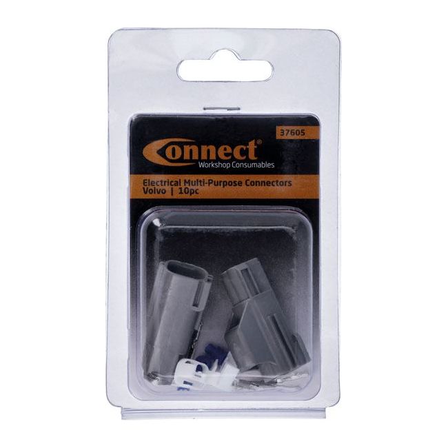 Connect Volvo Electrical Multipurpose 2 Pin male Connector 10pc 37605 Tool Connection - Dynamic Drive