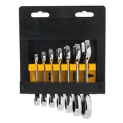 Silverline Stubby Ratchet Spanner Set 7pce 8 - 19mm Silverline - Dynamic Drive