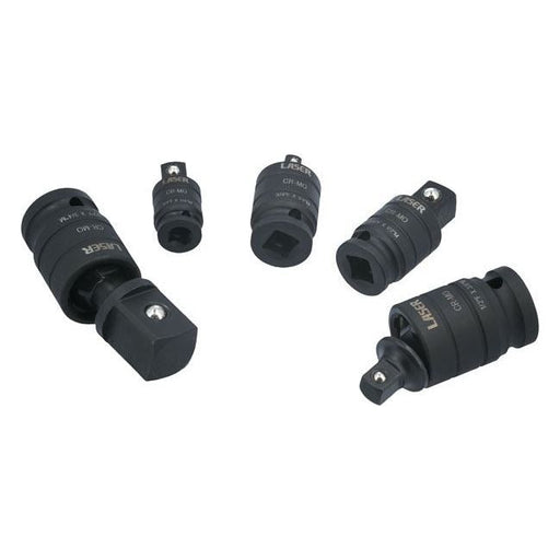 Laser Impact Universal Joint Step Up/Down Adaptor Set 5pc 7816 Laser - Dynamic Drive