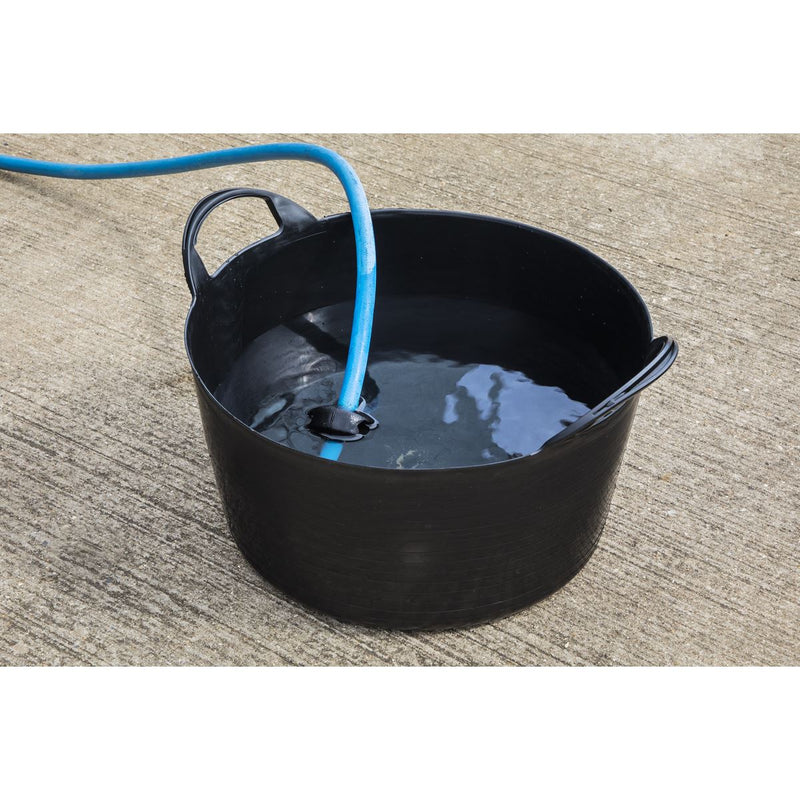 Sealey Heavy-Duty Flexi Tub 30L Black SFT30 Sealey - Dynamic Drive