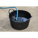 Sealey Heavy-Duty Flexi Tub 30L - Black Sealey  - Dynamic Drive