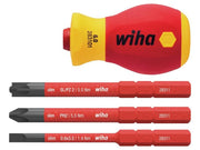 Wiha SoftFinish® electric slimVario Stubby Screwdriver Set, 4 Piece Wiha - Dynamic Drive