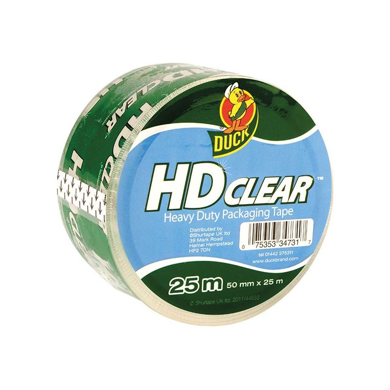 Shurtape Duck Tape® Packaging Heavy-Duty 50mm x 25m Clear Shurtape - Dynamic Drive