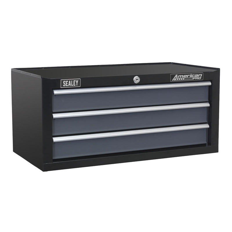 Sealey Tool Chest Combination 16 Drawer with Ball-Bearing Slides Black/Grey Sealey - Dynamic Drive