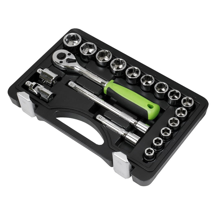 Sealey Socket Set 19pc 3/8"Sq Drive Metric S01235 Sealey - Dynamic Drive