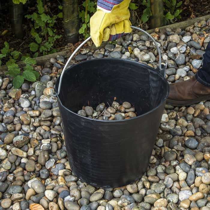 Sealey Heavy-Duty Flexi Tub 26L with Metal Handle - Black Sealey  - Dynamic Drive
