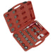 Sealey Air Operated Brake Piston Wind-Back Tool Kit 29pc VS0286 Sealey - Dynamic Drive