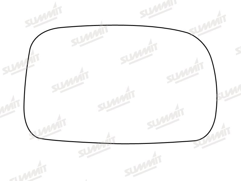 Summit Stick-On Standard Mirror Glass fits VW Corrado RHS Summit - Dynamic Drive