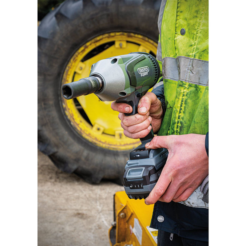 Draper XP20 20V Brushless Impact Wrench, 3/4" Sq. Dr., 1060Nm (Sold Bare) 79367 Draper - Dynamic Drive