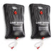 2 x 20L Solar Power Shower Bag Outdoor Solar Heating Camping Hiking Shower Water Bag Camp Active  - Dynamic Drive