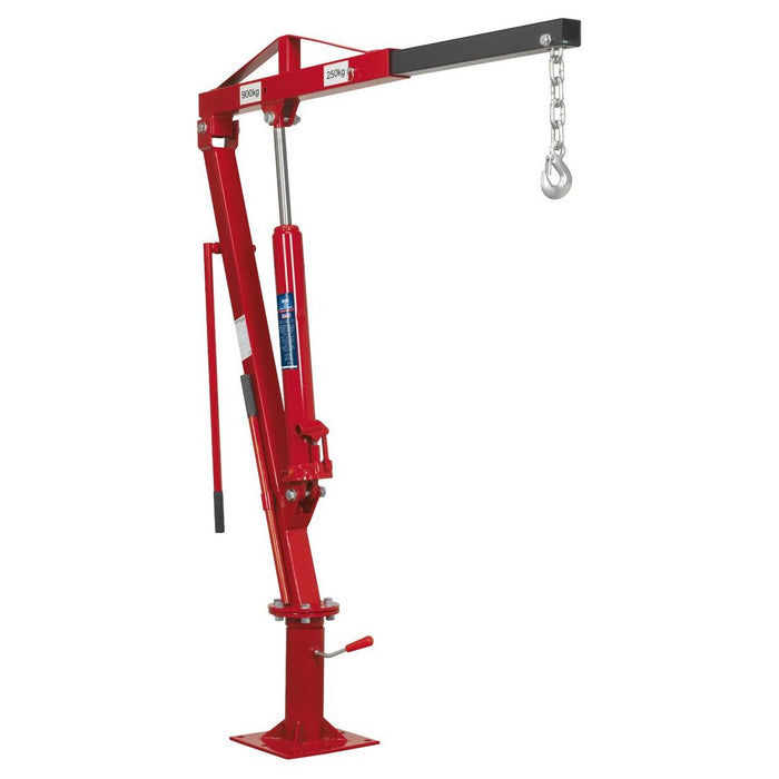 Sealey Static Mounted Crane 900kg SSC900 Sealey - Dynamic Drive