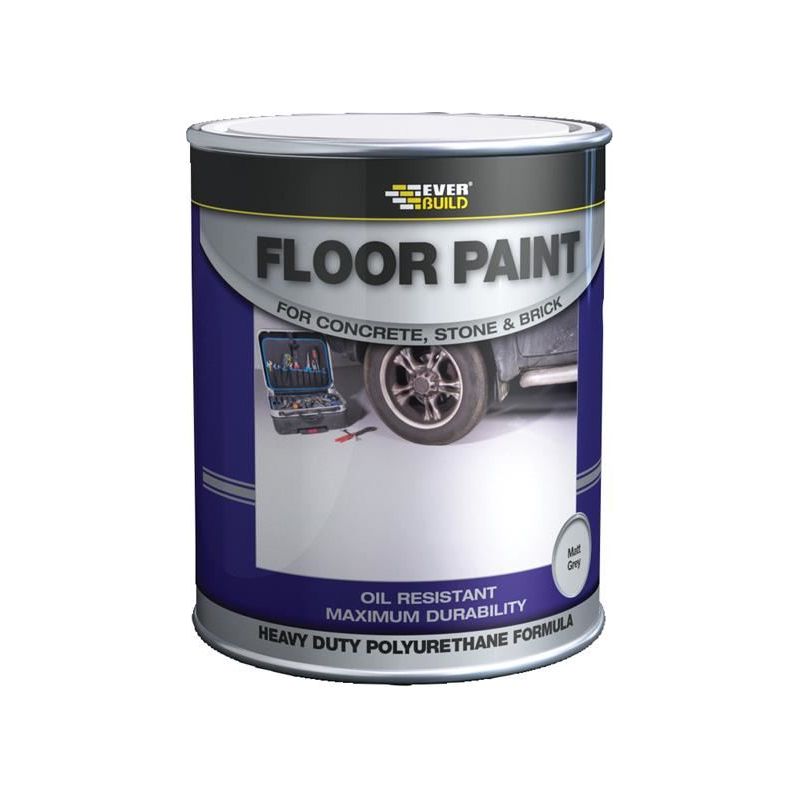 Everbuild Sika Floor Paint Red 5 litre Everbuild Sika - Dynamic Drive