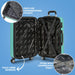 Dellonda 3-Piece Lightweight ABS Luggage Set with TSA Lock  Teal Dellonda  - Dynamic Drive