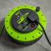 10m Cassette Type Cable Reel with Thermal Trip 2 x 230V & 2 x USB - Hi-Vis Green Sealey - Dynamic Drive