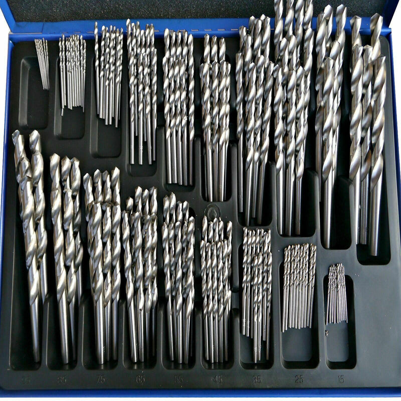170pc HSS Engineering Drill Set Precision Steel 1 - 10mm Steel Case Simply - Dynamic Drive