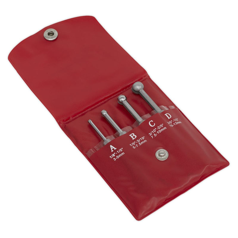 Sealey Small Hole Gauge Set 4pc AK10116 Sealey - Dynamic Drive