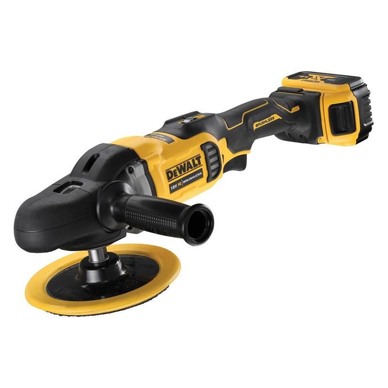Dewalt Power Tools DCM849P2 XR Brushless Rotary Polisher 180mm 18V 2 x 5.0Ah Li-ion DeWALT Power Tools - Dynamic Drive