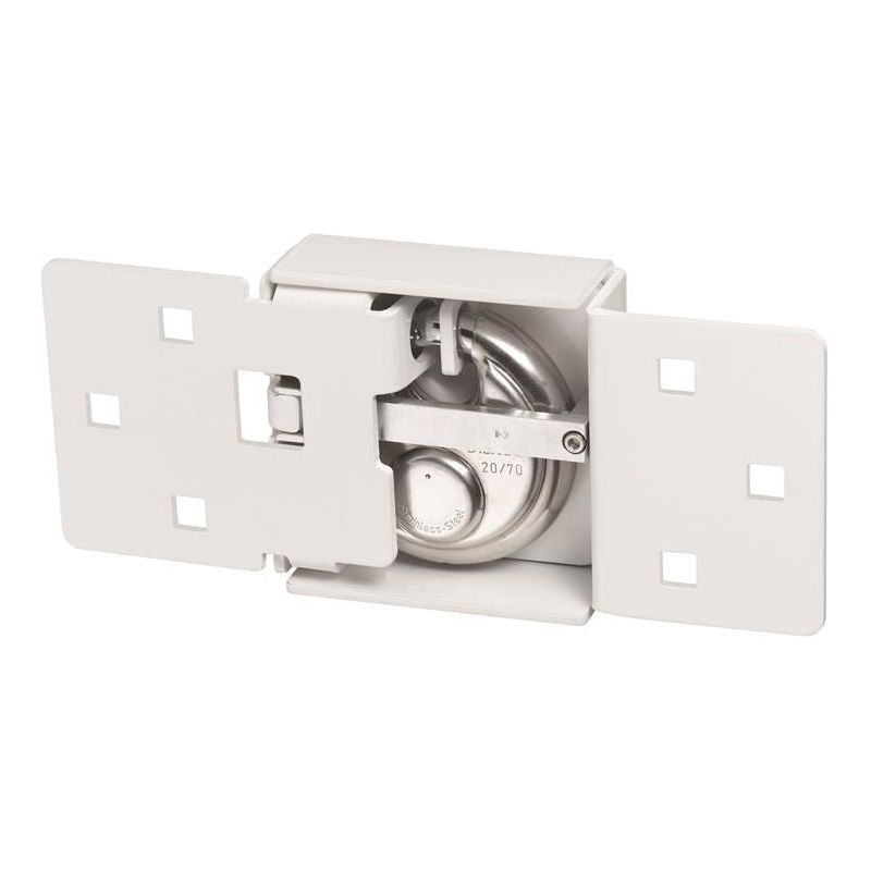Abus Mechanical 141/200 Diskus® Integral Van Lock White & 26/70mm Diskus® Padlock Twin Pack ABUS Mechanical - Dynamic Drive