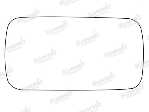 Summit Stick-On Anti Dazzle Mirror Glass fits Alfa 145 146 LHS Summit - Dynamic Drive