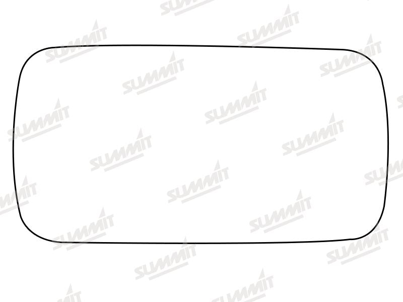 Summit Stick-On Anti Dazzle Mirror Glass fits Alfa 145 146 LHS Summit - Dynamic Drive