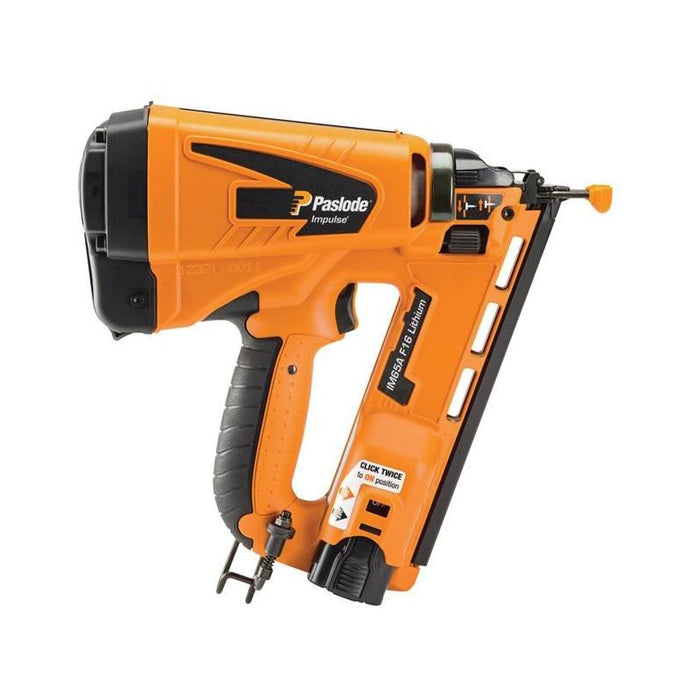 Paslode IM65 F16 Lithium 16 Gauge Angled Brad Nailer 1 x 2.1Ah Li-ion Paslode - Dynamic Drive