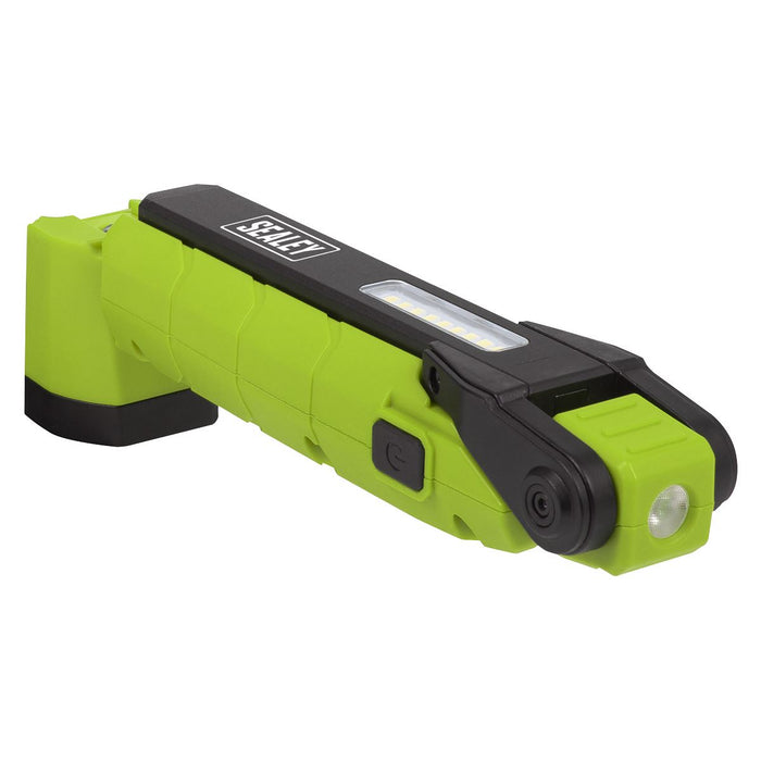 Sealey Rechargeable 360 Inspection Light 10W & 2 x 4W SMD LED - Green LED3605G Sealey - Dynamic Drive