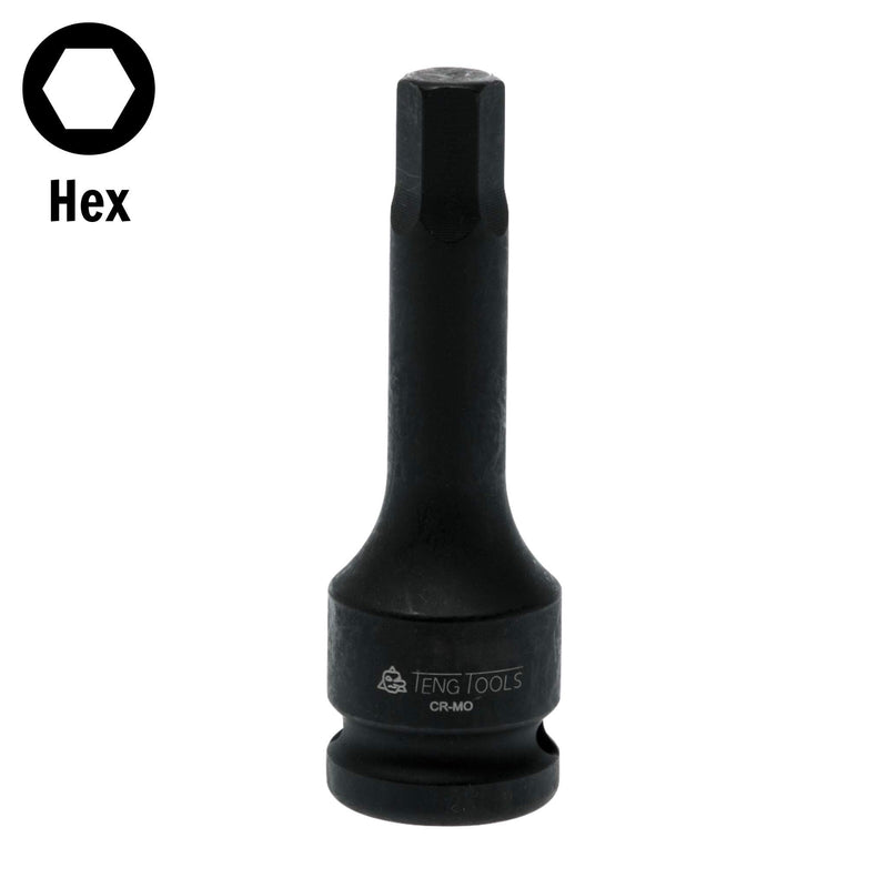 Teng Tools 1/2" Hex Impact Socket DIN Metric 10mm Teng Tools - Dynamic Drive