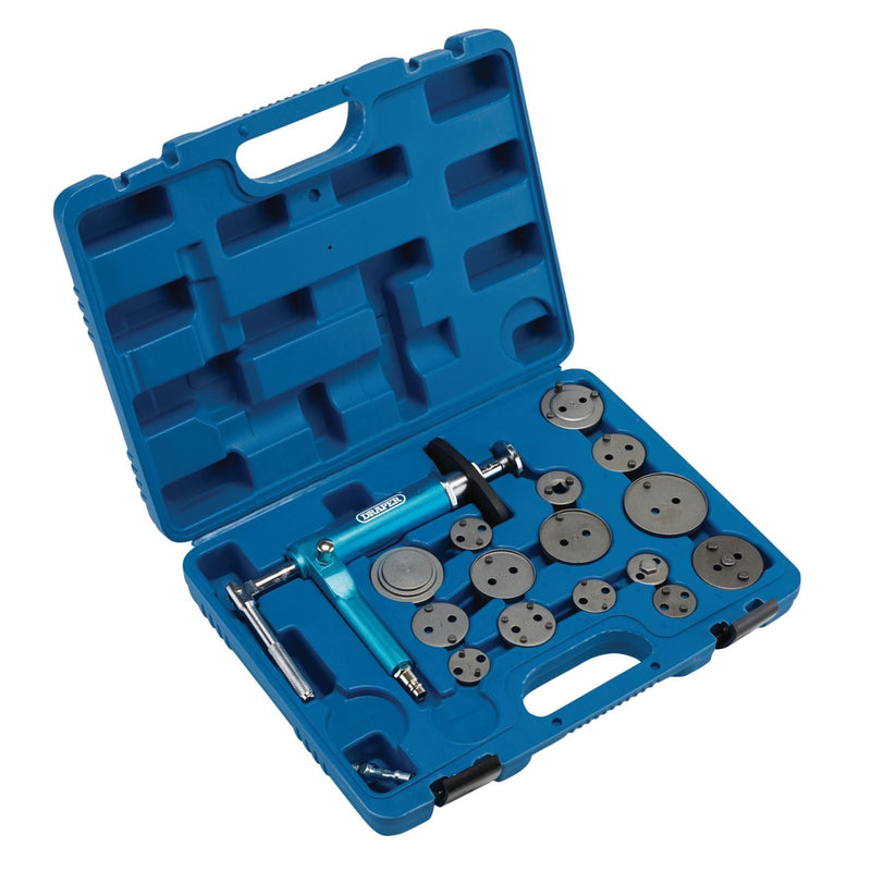 Draper Pneumatic Brake Caliper Wind-Back Tool Kit (16 Piece) 09443 Draper - Dynamic Drive