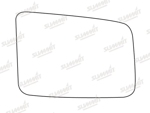 Summit Stick-On Standard Mirror Glass fits Vauxhall Astra Belmont RHS Summit - Dynamic Drive