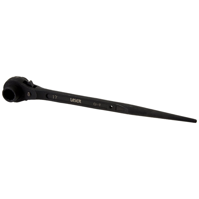 Laser Ratchet Podger Spanner 17mm x 19mm 0180 Laser - Dynamic Drive