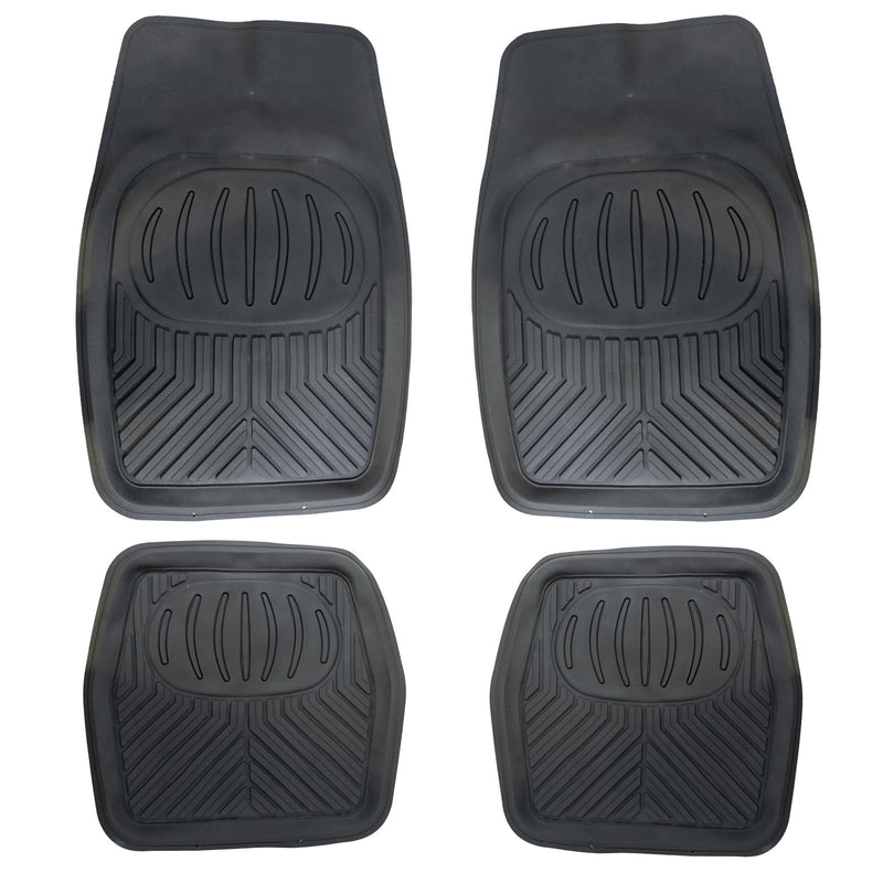 SS5432 UKB4C 4 Piece Heavy Duty Rubber All Terran Style Car Van Mat Set Streetwize  - Dynamic Drive