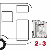 08208-01- BIKE COVER S 2/3 BIKES Fiamma  - Dynamic Drive
