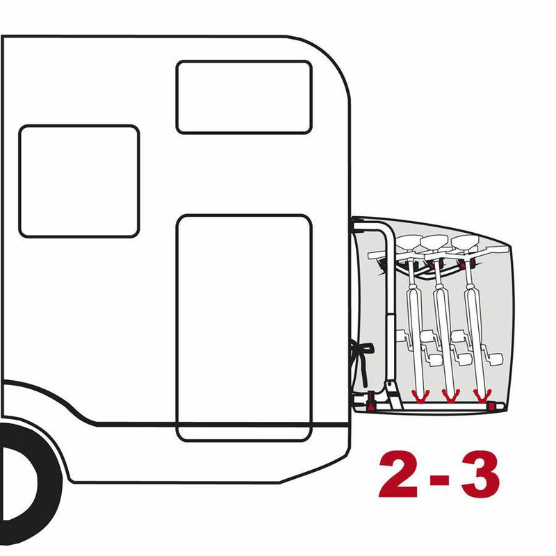 08208-01- BIKE COVER S 2/3 BIKES Fiamma  - Dynamic Drive
