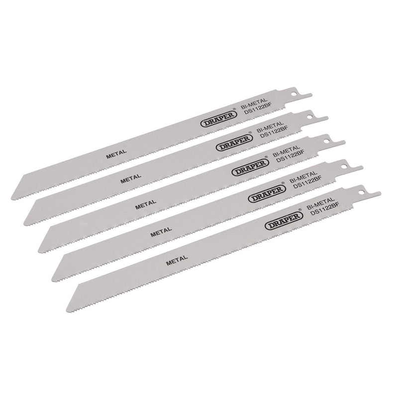 Draper Bi-metal Reciprocating Saw Blades for Metal Cutting, 225mm, 14tpi (Pack o Draper - Dynamic Drive