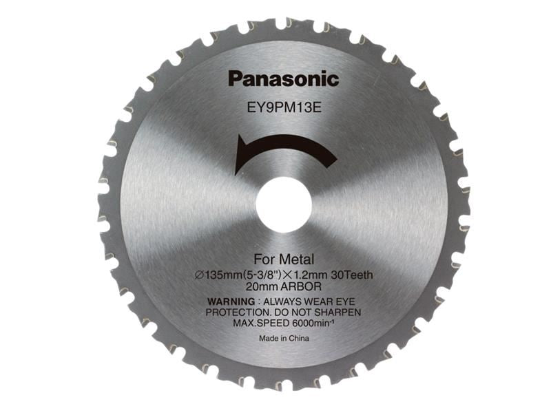 Panasonic EY9PM13E32 Metal Cutting TCT Blade 135 x 20mm x 30T Panasonic - Dynamic Drive