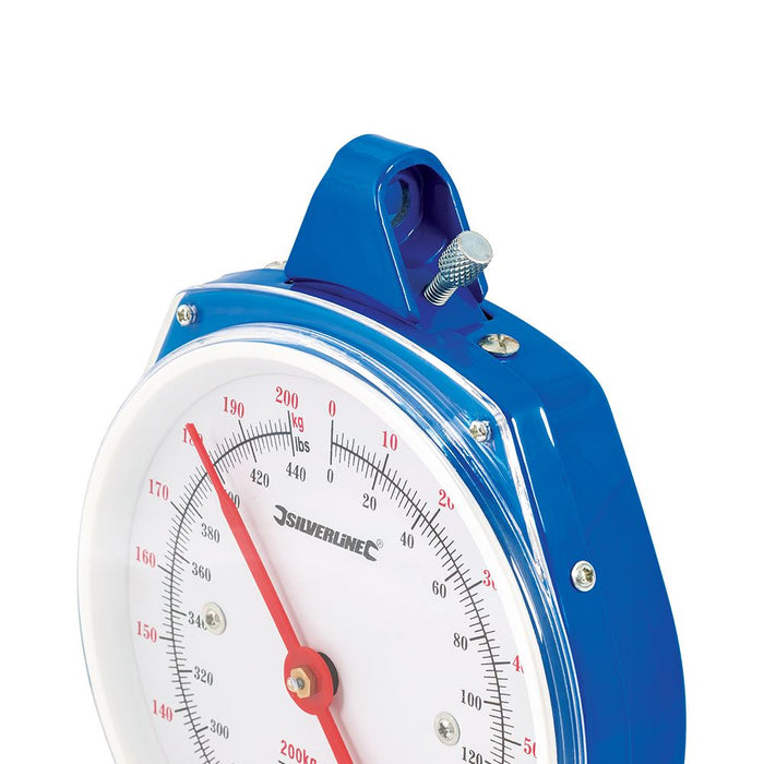Silverline Hanging Scales Heavy Duty 200kg Silverline - Dynamic Drive