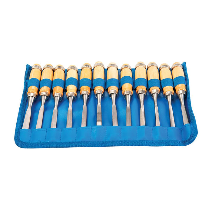 Silverline Wood Carving Set 12pce 200mm Silverline - Dynamic Drive
