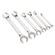 Sealey Flare Nut Spanner Set 6pc Metric S0767 Siegen by Sealey - Dynamic Drive