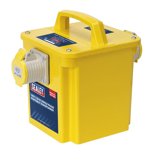 Sealey Portable Transformer 1.5kVA WST1500 Sealey - Dynamic Drive