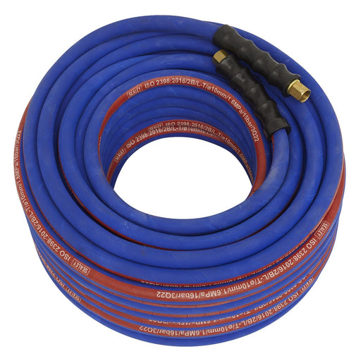 Sealey Extra-Heavy-Duty Air Hose with 1/4"BSP Unions 30m x 10mm AH30R/38 Sealey - Dynamic Drive