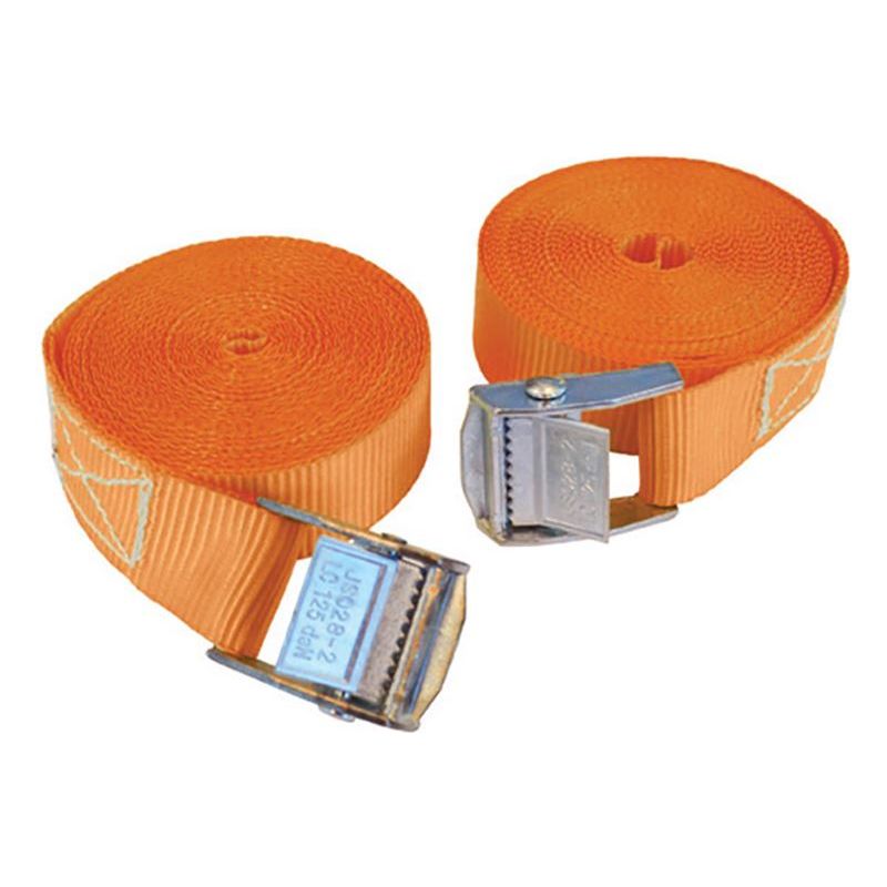 Faithfull Cam Style Tie-Downs 25mm x 5m 2 Piece Faithfull - Dynamic Drive