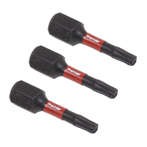 Sealey TRX-Star* T15 Impact Power Tool Bits 25mm 3pc AK8216 Sealey - Dynamic Drive
