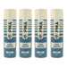 4x AUTOTEK Professional Gloss White 500ml Spray Paint High Coverage Autotek  - Dynamic Drive