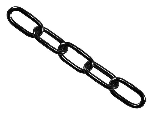Faithfull Black Japanned Chain 6mm x 15m Reel - Max. Load 250kg Faithfull - Dynamic Drive
