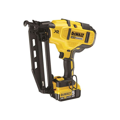 Dewalt Power Tools DCN660P2 Cordless XR Brushless Second Fix Nailer 18V 2 x 5.0Ah Li-ion DeWALT Power Tools - Dynamic Drive