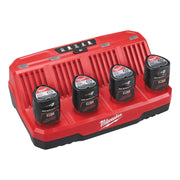 Milwaukee M12C4 M12 4 Bay Multi Charger Milwaukee - Dynamic Drive