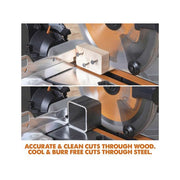 Evolution R185SMS-Li EXT Sliding Mitre Saw 18V 1 x 4.0Ah Li-ion Evolution - Dynamic Drive