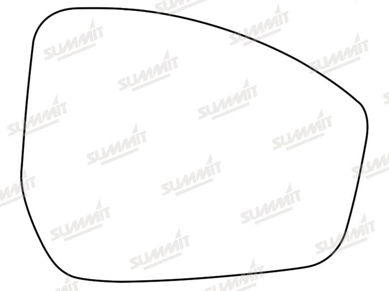 Summit Stick-On Standard Mirror Glass fits Range Rover Evoque 14 on RHS Summit - Dynamic Drive