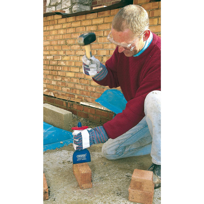 Draper Brick Bolster with Hand Guard, 225 x 100mm (Sold Loose) 63733 Draper - Dynamic Drive