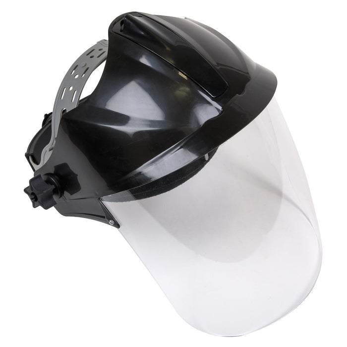Sealey Deluxe Browguard - Aspherical Polycarbonate Full Face Shield SSP78 Sealey  - Dynamic Drive